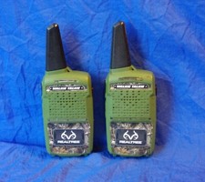 NKOK REALTREE NEW EDGE KIDS WALKIE TALKIES 1000' Range Camo Tested  Working