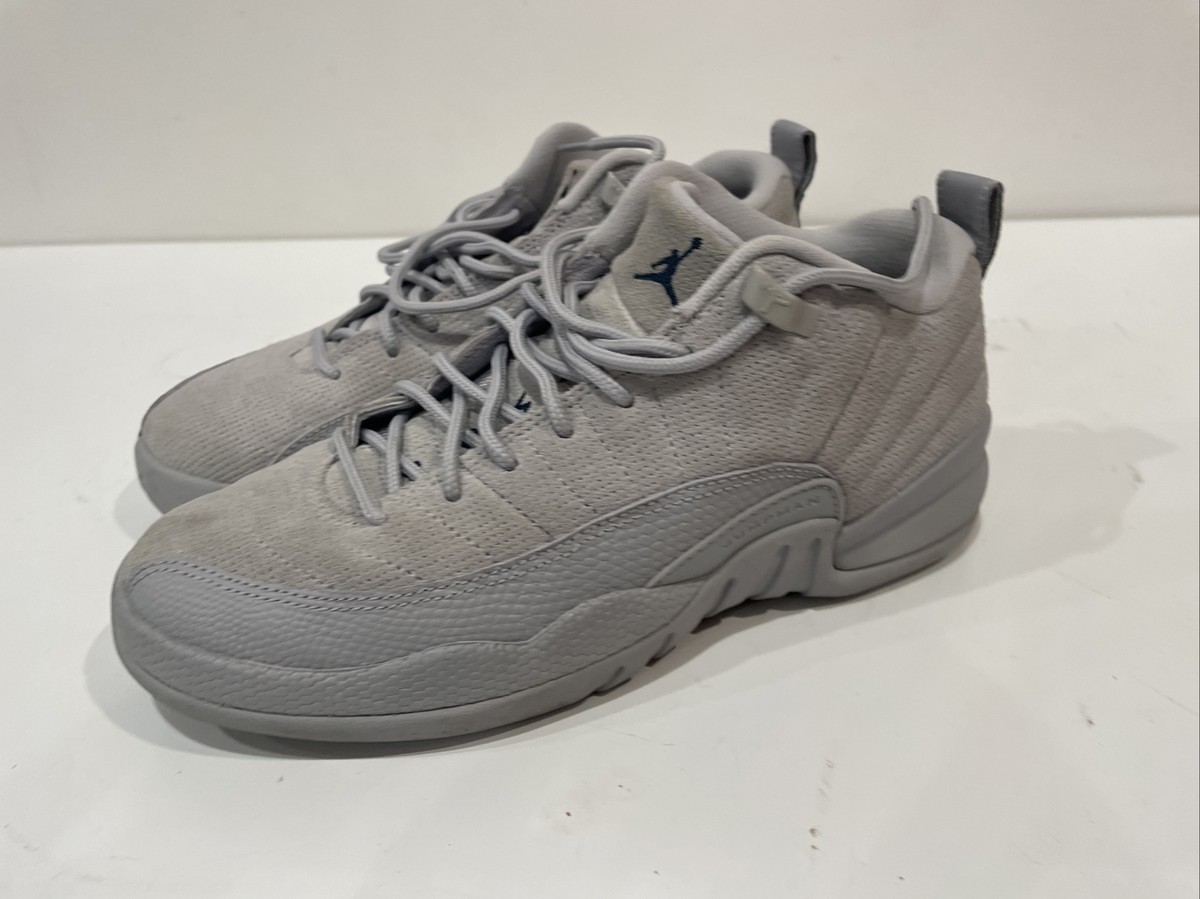 Nike Air Jordan 12 Retro Low Wolf Grey (GS) Size 5.5Y 308305-002