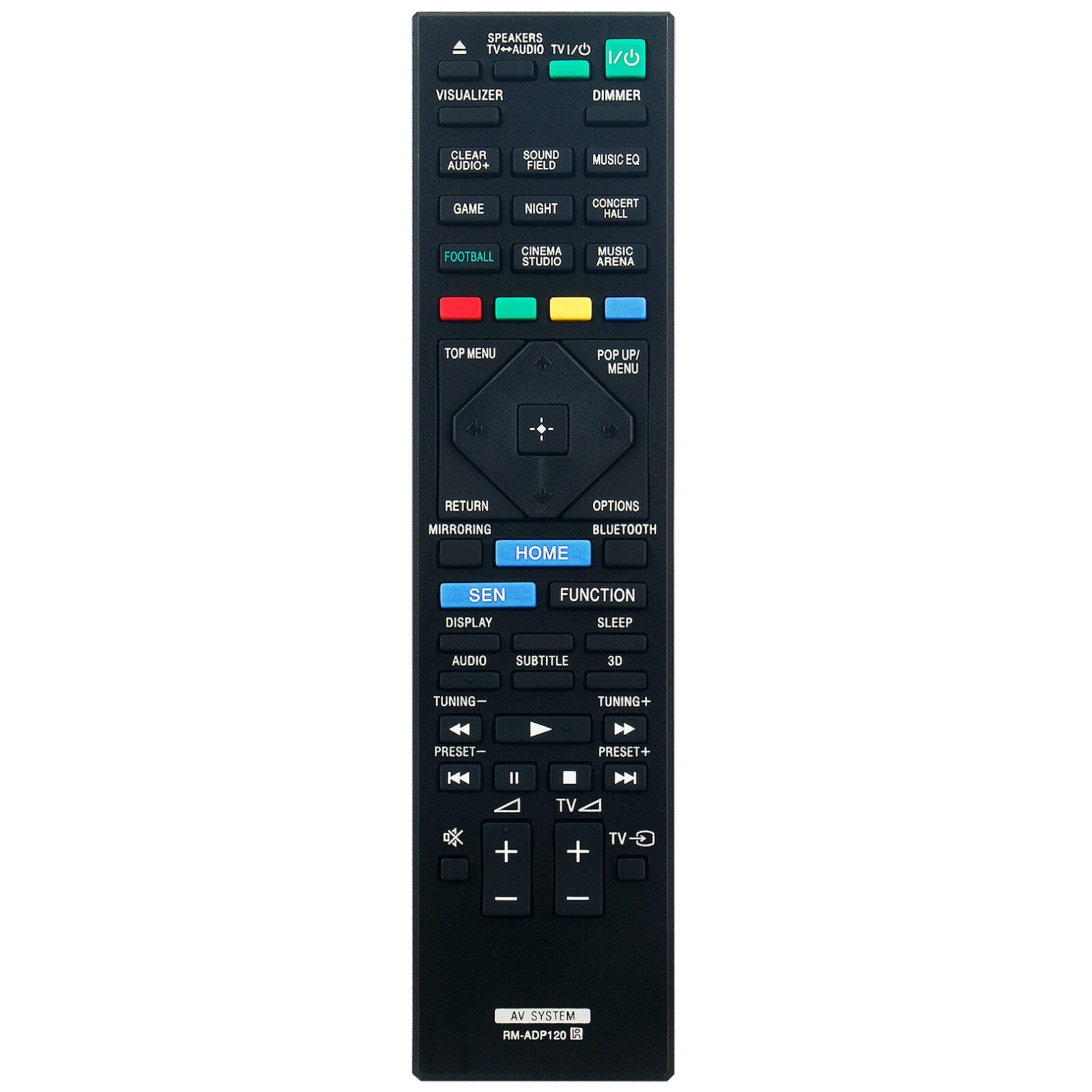 RMADP120 Replace Remote for Sony Bluray Player BDVN9200W BDVN7200W