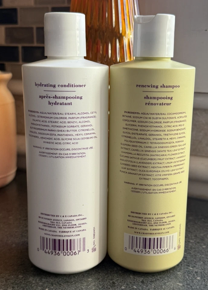 Juego de champú y acondicionador Crabtree & Evelyn VERBENA & LAVANDER 16,2 fl oz cada uno Foto 2 de 4