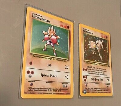 Hitmonchan And Hitmonlee - Holo - Pokemon