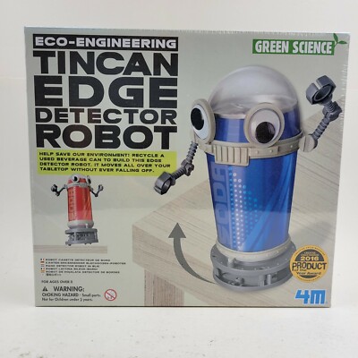 4M Eco-Engineering Tin Can Edge Detector Robot Science Kit. Brand New