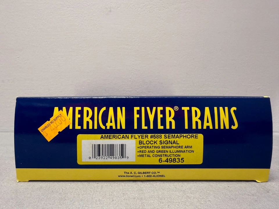American Flyer by Lionel 6-49835 S Scale Semaphore Block Signal #588 - NIB - Image 4 of 4