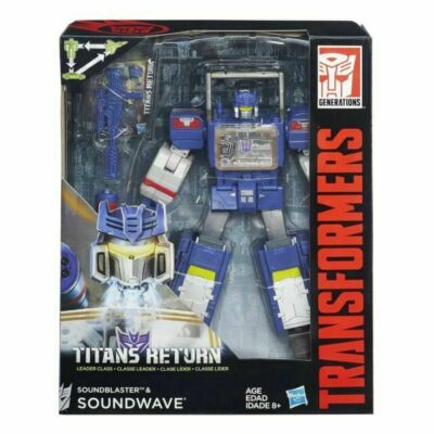 Hasbro Transformers Generations Titans Return Soundwave And Soundblaster Action