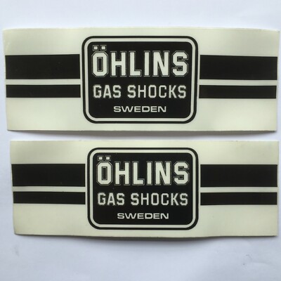  MAICO OHLINS OHLIN RESERVOIR AUFKLEBER AUFKLEBER HUSQVARNA VMX VINTAGE MOTOCROSS