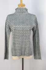 PLEATS PLEASE Gray High Neck Long Sleeve Top 168 9022