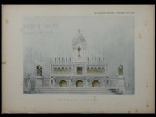 L. MAGNE, MAITRE AUTEL EGLISE NOTRE DAME DE NANTILLY A SAUMUR  - 2 PLANCHES 1899