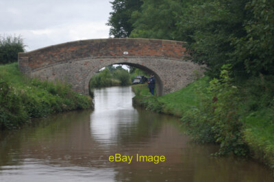 Photo 6x4 Bachehouse Bridge Llangollen Canal Light rain is falling by bri c2013