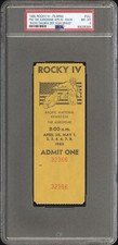 ROCKY BALBOA DEFEATS IVAN DRAGO ROCKY IV FILMING MOVIE TICKET 1985🎟️5/8🔥PSA 8