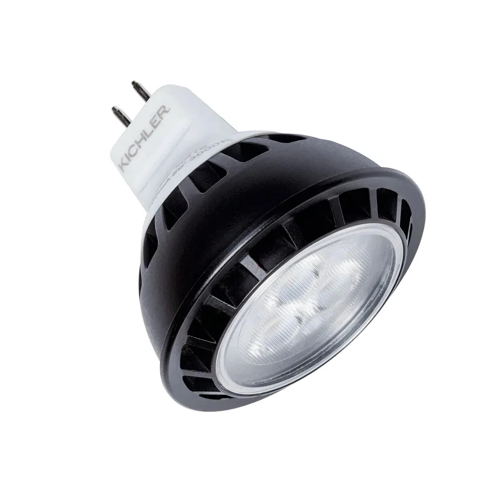 Kichler 18138 - 5 Watt MR16 LED Bi Pin Outdoor Light Bulb - 2700K - 12 Volts - Image 2 of 2