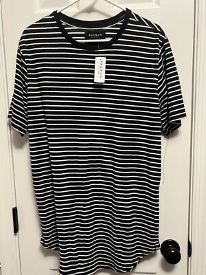 NWT Black and white PAC Sun dress. 100% cotton. Medium