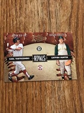 2004 Donruss Leather Lumber Rivals #24 C.Yastrzemski Hunter Serial #/2499