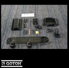 Gotoh Hardtail Black Telecaster Body Hardware Set for Fender Tele SB-5115-003