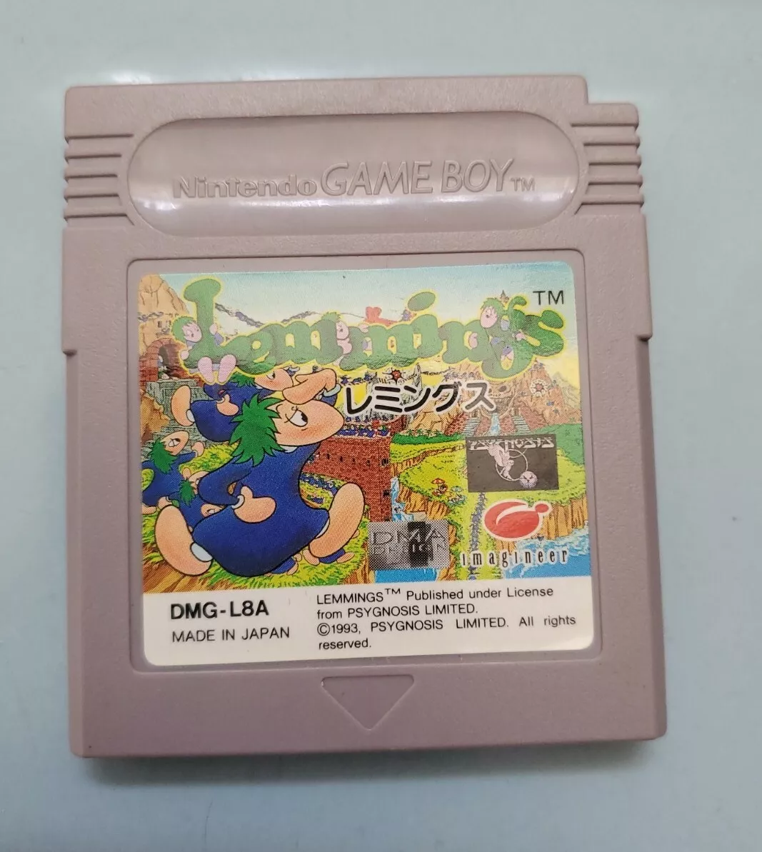 Lemmings Nintendo Game Boy GB Japanese 1993 Used From Japan rare game