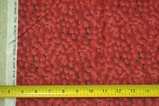 By 1/2 Yd, 42" Wide, Red Circles on Black Quilt Cotton, SSI/Debbie Mumm, M6717