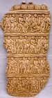Huge Antique reproduction Greek Roman Fighters Wall Decor Soldiers Plaque
