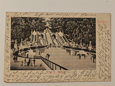Ansichtskarte Paris  La grande cascade  gel.  Reichspost Germania Marke 1907 