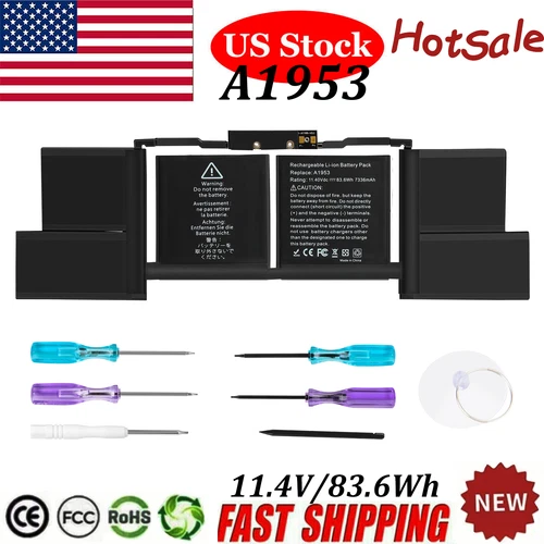 A1953 Battery for Apple MacBook Pro 15 Inch A1990 Mid 2018 2019 EMC 3215 3359