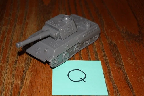 Vintage Marx Battleground Dark Gray German #351 Army Tank Q - MPC, Timmee