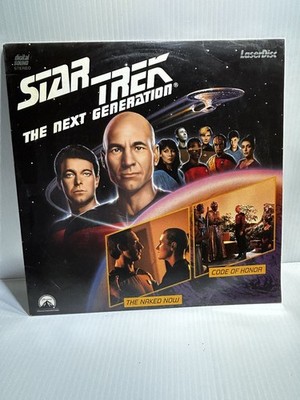 Star Trek TNG LaserDisc 1987 Sci-Fi TV Code of Honor The Naked Now Paramount