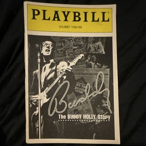 Buddy: The Buddy Holly Story Broadway Playbill (Nov 1990)