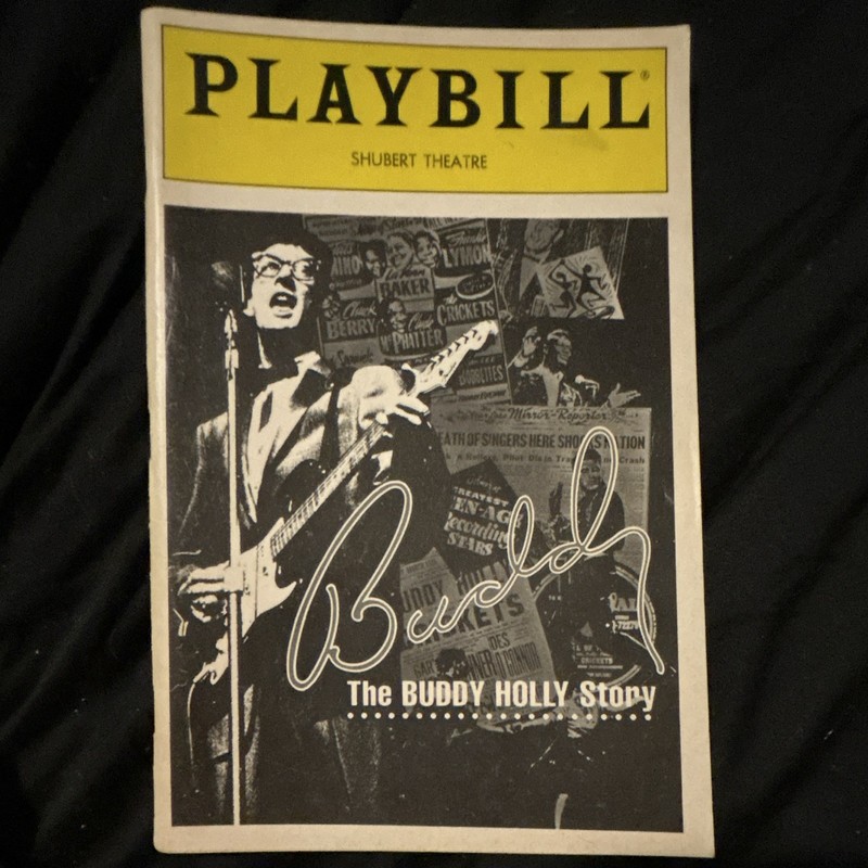 Buddy: The Buddy Holly Story Broadway Playbill (Nov 1990)
