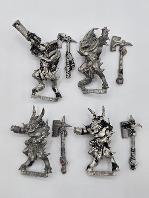 Figurines Warhammer – Démons Du Chaos – 13 Bloodletters Avec Commandement – Peintes