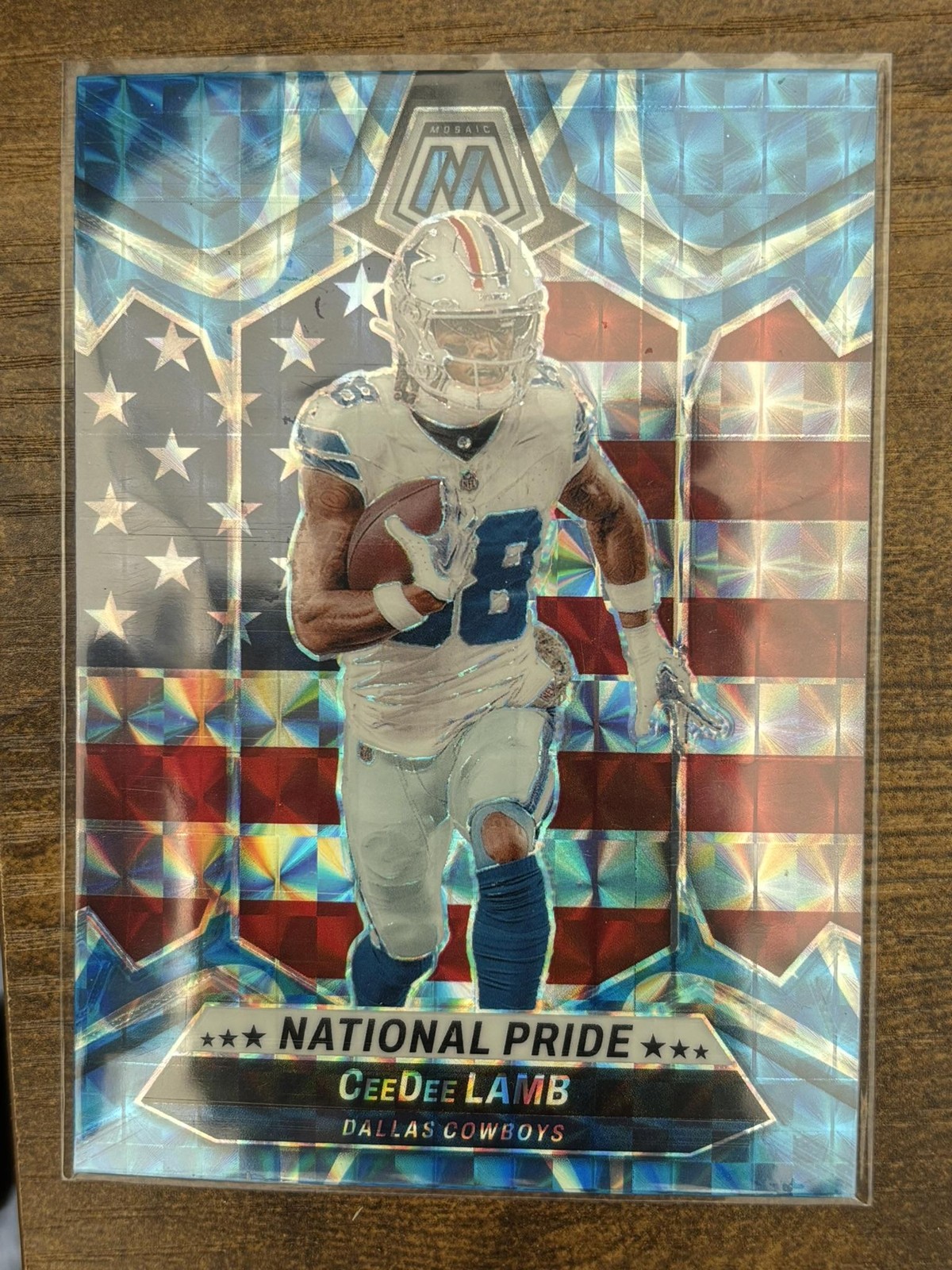 2024 Panini Mosaic #262 CeeDee Lamb Mosaic Reactive Blue