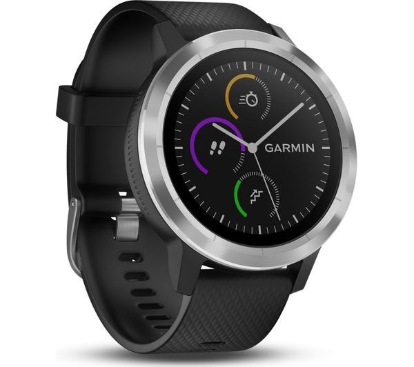Garmin Vivoactive 3 GPS Heart Rate Monitor Sport Smart Watch - Black - Grade B