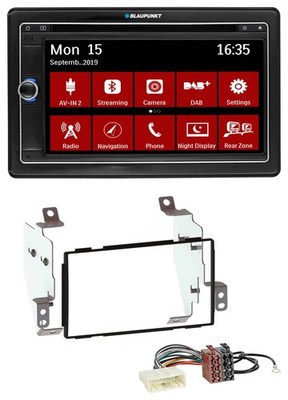 Blaupunkt Bluetooth DAB 2DIN USB DVD MP3 Autoradio für Nissan Note (2005-2013)