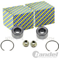 2X SNR RADLAGER-SATZ Vorne Passend FÜR Fiat Palio Siena Links+Rechts | R158.41