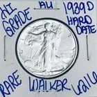 1939 D WALKING LIBERTY SILVER HALF DOLLAR HIGH GRADE U.S. MINT FREESHIPPING 6216