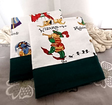 COUNTRY COTTAGE KIDS SET OF TWO TEDDY BEAR KINGDOM PILLOWCASES - BRAND NEW