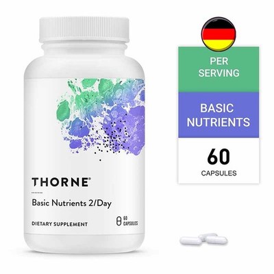 Thorne Basic Nutrients 2/Day - Vitamins, Supports Cellular Energy Production DE