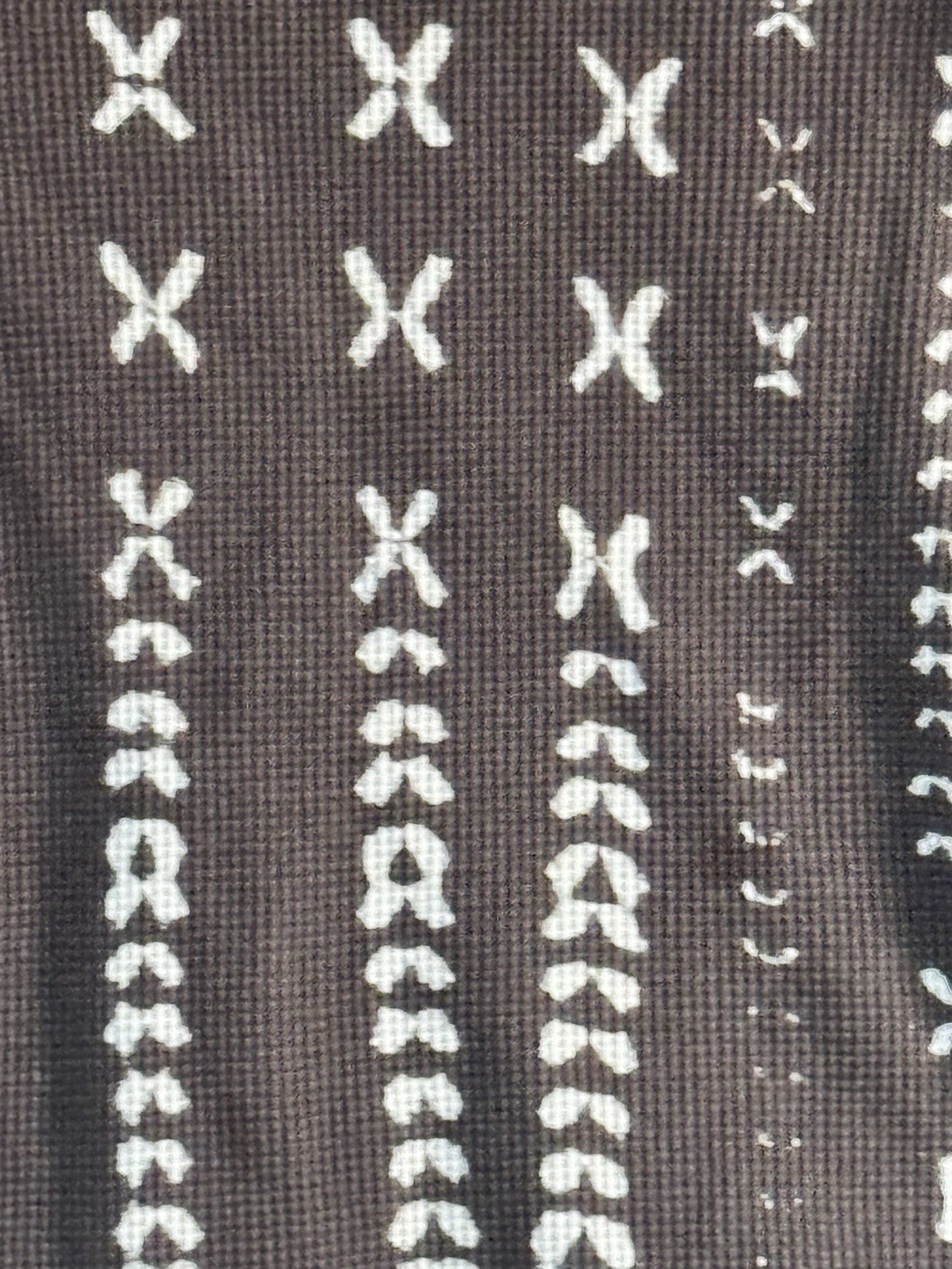 Free People Sz M Wonderful Swift Thermal Gray Waffle Knit Top Boho Knit Sleeves