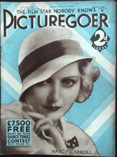 Picturegoer Magazine January 14, 1933 Nancy Carroll, ultra rare!
