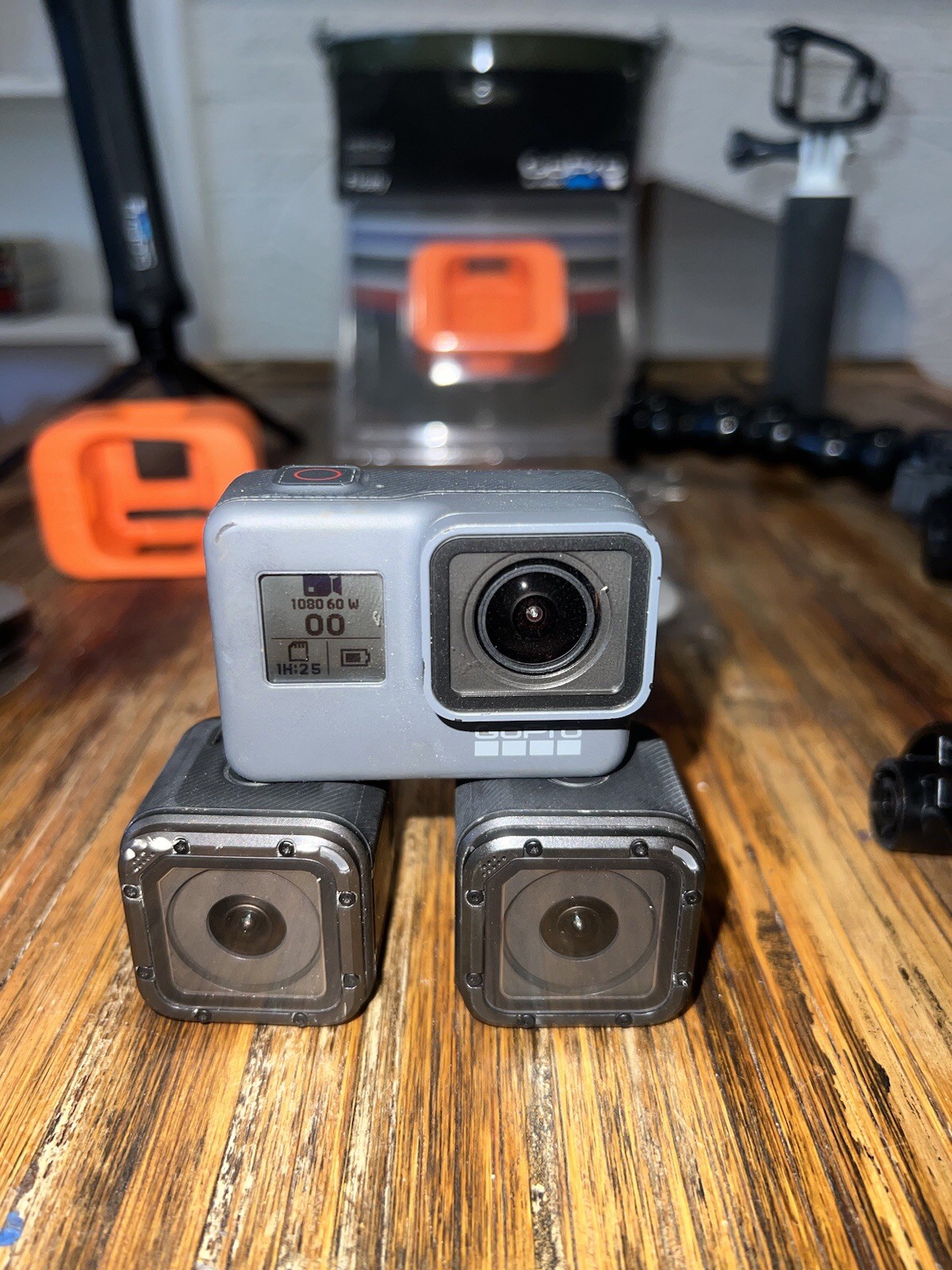 GoPro Hero 5 (2) GoPro Hero Session 1st Edition  & All Of Ac