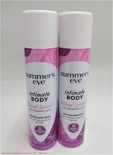 LOT OF 2  Summer's Eve Feminine Freshening Spray - Island Splash - 2oz