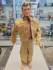 1964 Hasbro 12 GI Joe Fully Jointed Action Figure Black Hair Scar Face Blue Eyes