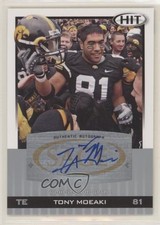 2010 SAGE Hit Silver Tony Moeaki #A24 Rookie Auto RC