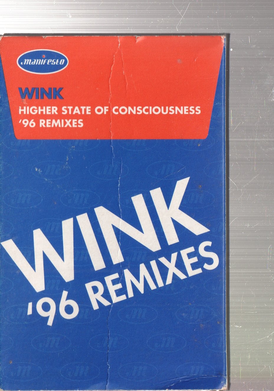 Josh Wink Higher State of Consciousness '96 Remixes cassette UK Manifesto 1996