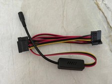DC 5525 To SATA IDE Hard Drive Power Supply Cable DC 12V To 4Pin Molex/ SATA...