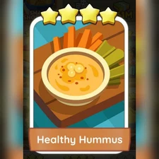 1 x Healthy Hummus sticker (⭐⭐⭐⭐) set 10 - Mono_poly_ Go sticker (Fast sending)