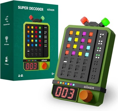 GiiKER Super Decoder, 600-Level Code-Breaking Puzzle Game for 1-2 Players, Handh