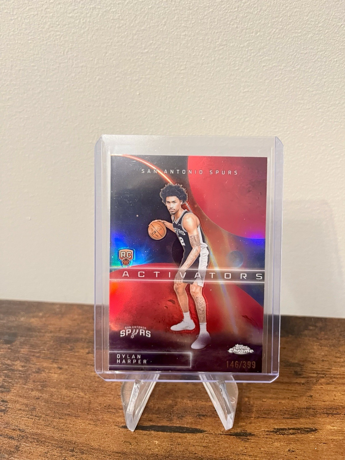 2025-26 Topps Chrome DYLAN HARPER Activators Magenta Refractor /399 RC Rookie SP