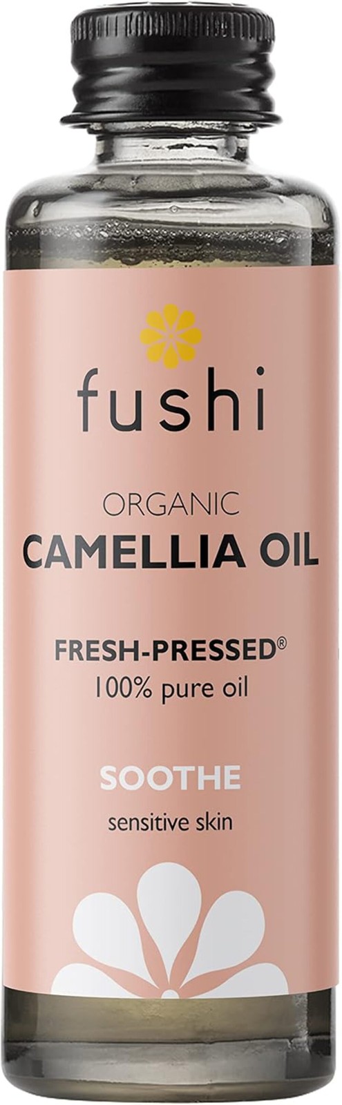 Fushi Organic Camellia Oil 100 ml | Fresh-Pressed® 100% Pure Oil to Soothe & Hyd