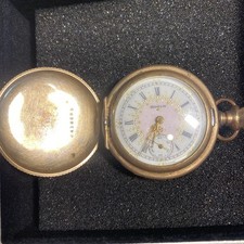 Vintage 1896 Elgin 6S Model 2 Ladies Historic Pocket Watch Gold Filled