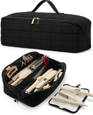 Hot Tools Travel Case with Heat Resistant Mat Pouch, Large Hair Tool Organizer B
