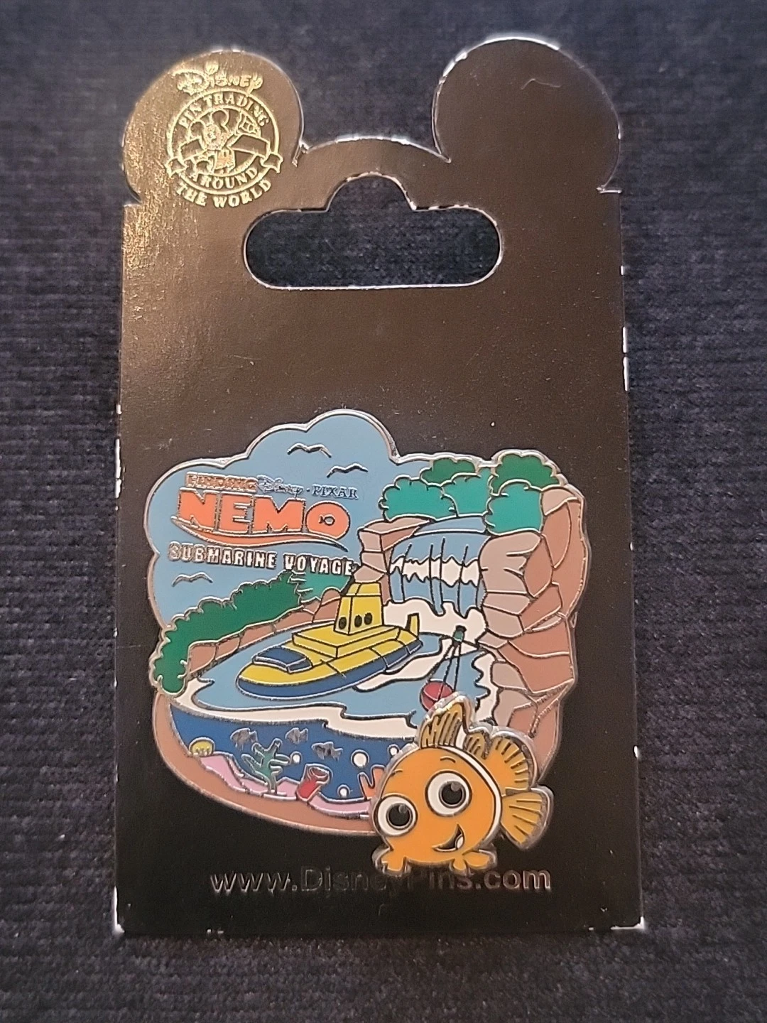 Disneyland Pin Finding Nemo Submarine Voyage Logo Pixar 2012