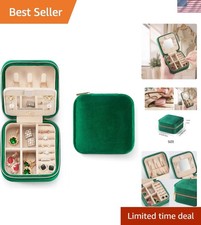 Plush Velvet Travel Jewelry Case, Travel Jewelry Organizer, Jewelry Travel Case,